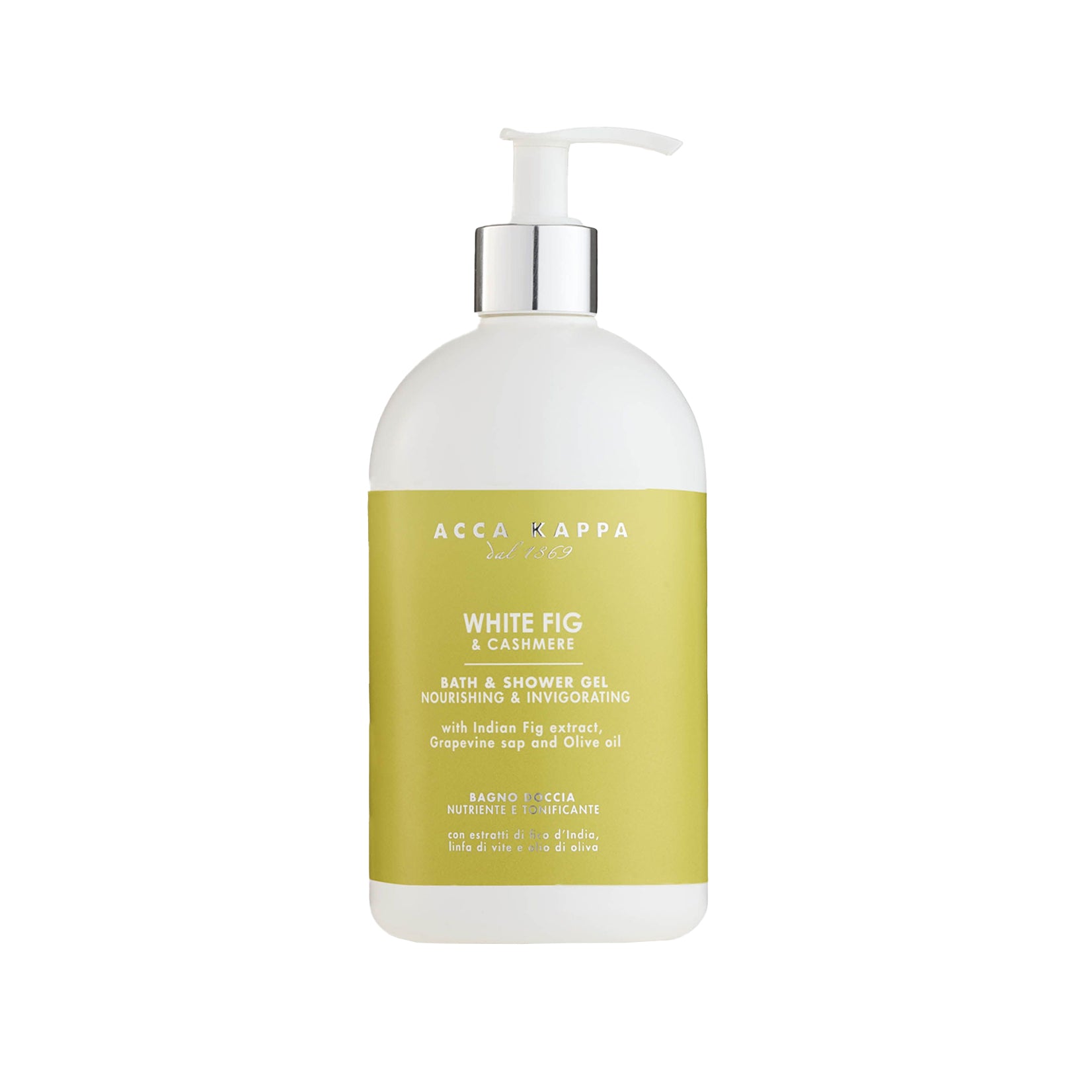 ACCA KAPPA · WHITE FIG & CASHMERE BATH & SHOWER GEL 500ML