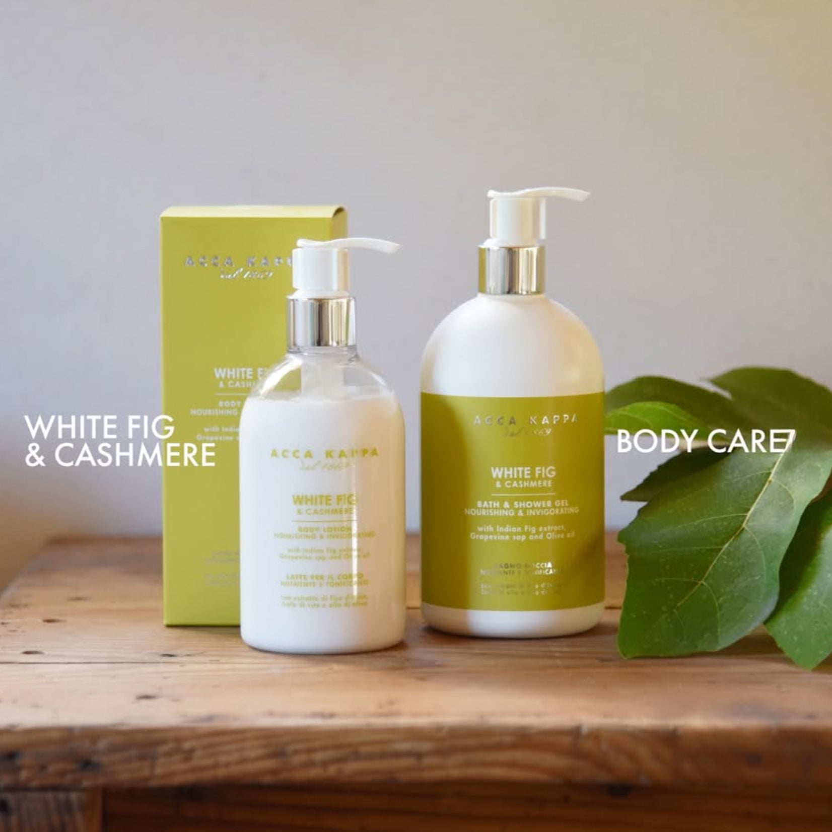 ACCA KAPPA · WHITE FIG & CASHMERE BATH & SHOWER GEL 500ML