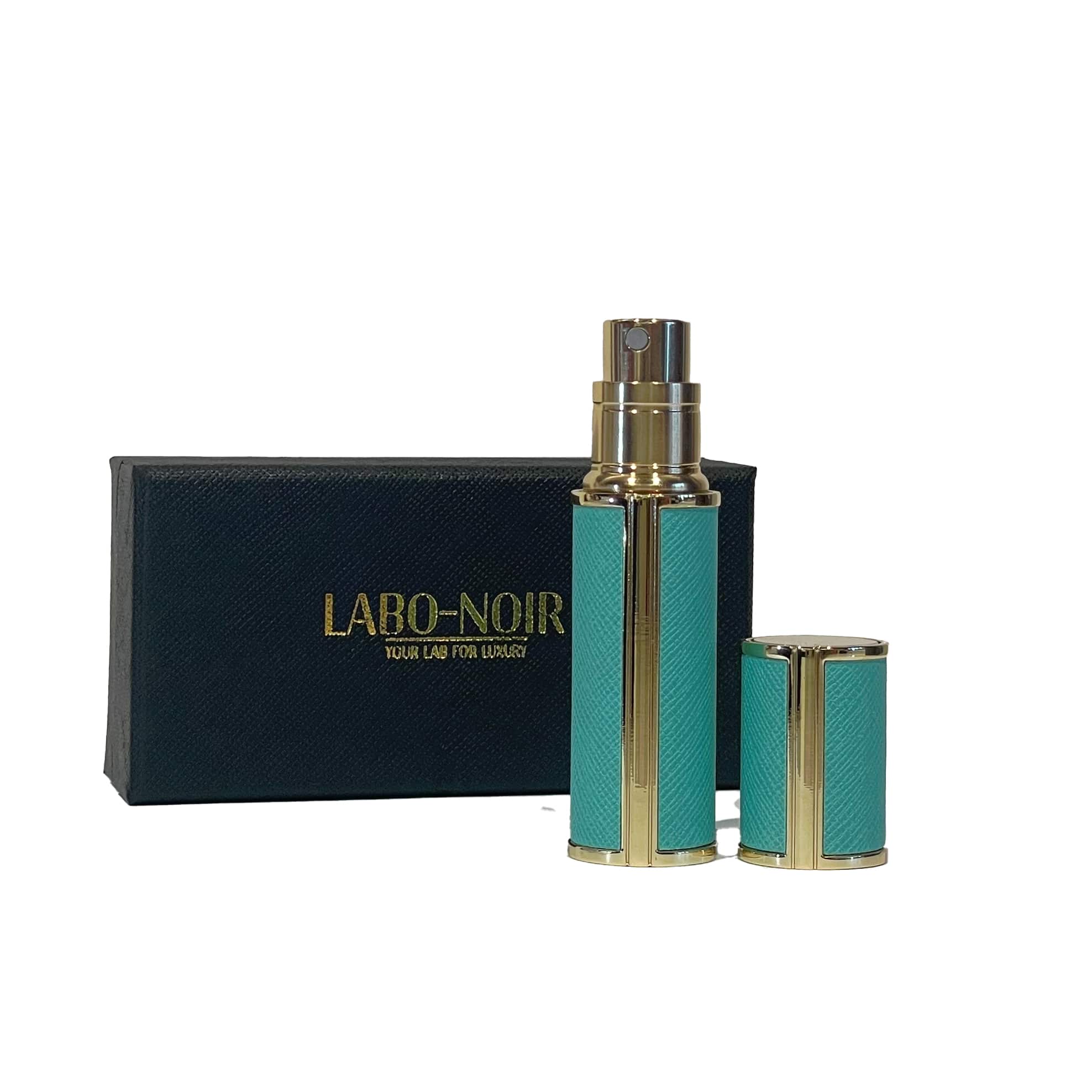 LABO-NOIR · LUXURIÖSES REISESPRÜHFLASCHE [TÜRKISE]