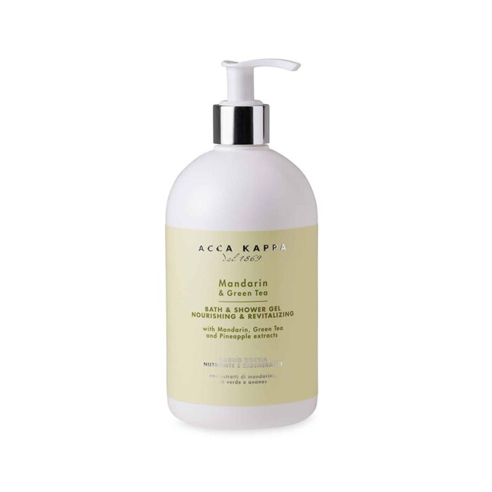 ACCA KAPPA · MANDARIN & GREEN TEA  BATH & SHOWER GEL 500ML