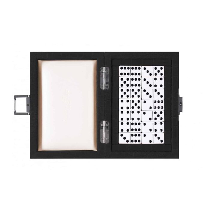 HECTOR SAXE · DOMINO [BLACK CROCO] - Afbeelding 2